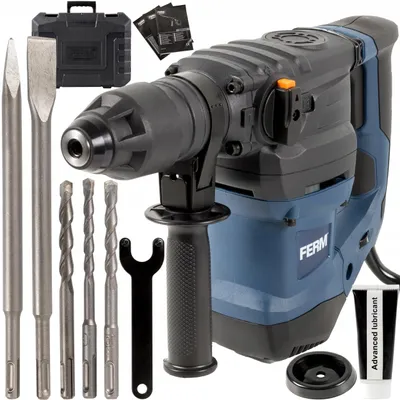 Produktbild von Schlagbohrhammer Ferm 1500 W 6J Sds+ 4 Funktionen-Für Renovierungsarbeiten