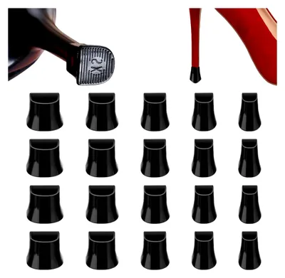 Produktbild von 10 Paar Fersenschutz für Damen in 5 Größen, Schwarz