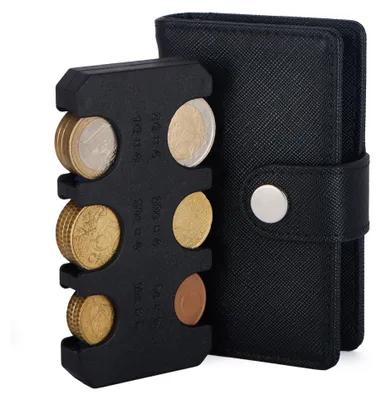 Imagen del producto de Cartera multifuncional para monedas, de 150 mm, color , para monedas y tarjetas