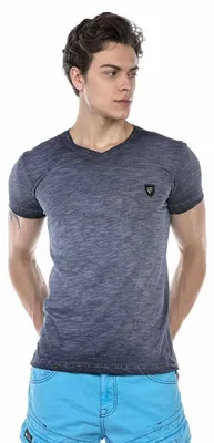Produktbild von CT647 Herren T-Shirt in melierterm Design