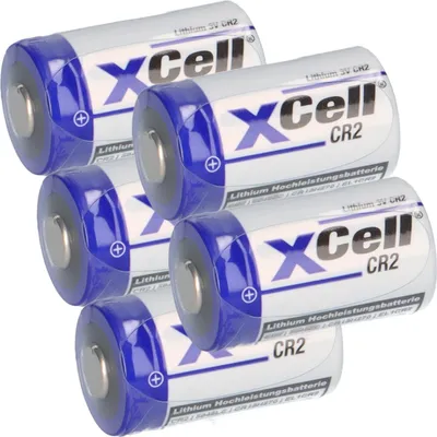 Immagine prodotto di 5x XCell fotobatteria CR2 al litio 3V 850mAh CR15H CR15H270 CR17355 DLCR2 CR15H270