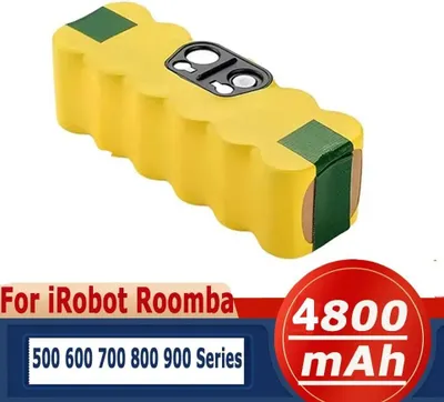 Zdjęcie produktu dla Akumulator do robota odkurzającego – zamienny akumulator litowo-jonowy 14,4 V – pojemność 48 000 mAh – kompatybilny z seriami 500–900, 620, 650, 770, 780 i 580