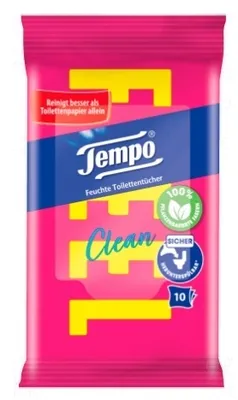 Obrázek produktu pro Mokré ubrousky na cesty - Cestovní balení s 10 ks