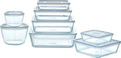 Obrázok produktu pre Zapekacie misky Cook & Freeze s vekom - 8-dielna súprava - sklo - Pyrex