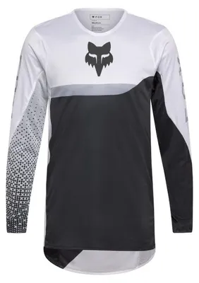 Image de Fox Flexair Fracture Jersey [Wht/Blk] Größe: M