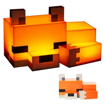 Productafbeelding van Fuchs Nachtlamp Mcraft - Handgemaakte Fuchs-lamp, oplaadbare nachtlamp