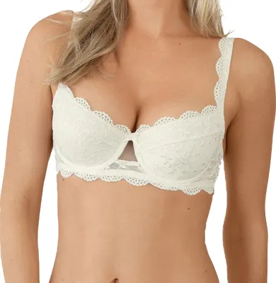 Produktbild von Nina von C. Silver Edition Push-Up Dirndl-BH Mit Spitzen-Details, Zaubert ein tolles Dekolleté, Mit wattierten Cups