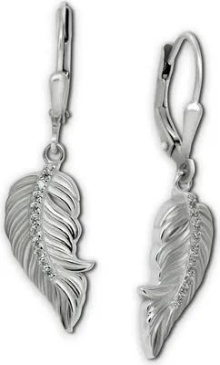 Produktbild von SilberDream weiß Ohrringe SilberDream Ohrringe Damen 925 Silber Ohrhänger SDO4427W