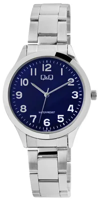 Produktbild von Q&Q Herrenuhr mit Edelstahlarmband, 3 bar