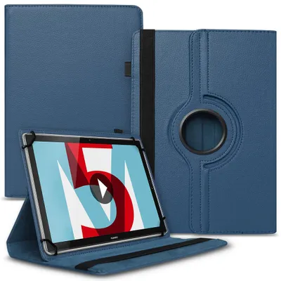 Produktbild von Tablet Hülle für Xiaomi Pad 7 / 7 Pro Tasche Schutzhülle Case Cover 360° DrehbarFarbe 360 Uni:Blau