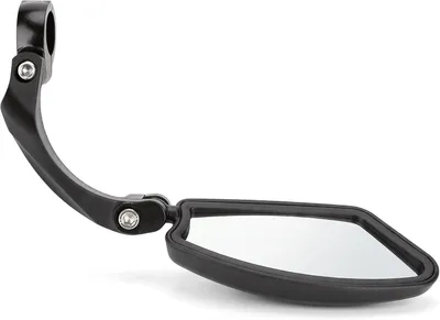 Zdjęcie produktu dla Lustro do roweru, lewe, z odbłyśnikiem - 360° - średnica rury 21-26 mm