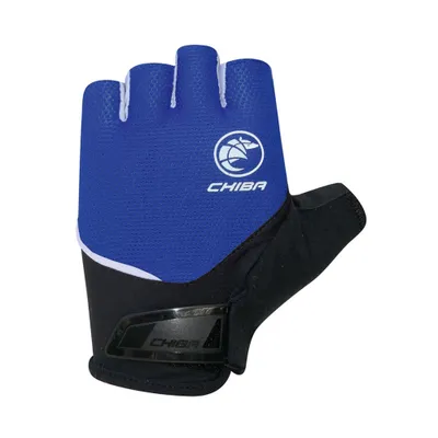 Chiba, Sport Kurzfinger-Handschuh - royal, Vorderseite