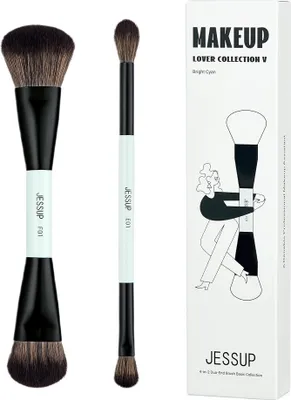 Zdjęcie produktu dla Jessup Duo-End Brush Zestaw pędzli do makijażu T502, 2 sztuki