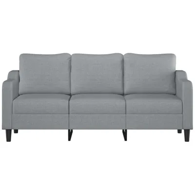 Immagine prodotto di vidaXL divano a 3 posti grigio chiaro 180 cm in tessuto