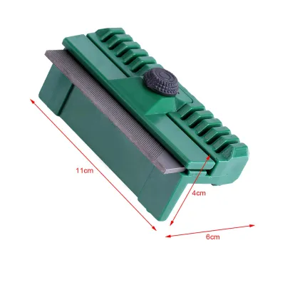 Obrázok produktu pre 11 × 6 × 4 cm univerzálna vodiaca lišta z jemnej ocele pre reťazové píly a záhradné náradie