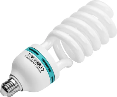 Zdjęcie produktu dla Świetlówka spiralna, 135 W, 5500 K, światło dzienne, trzonek E27, energooszczędna, do fotografii studyjnej, oświetlenie wideo