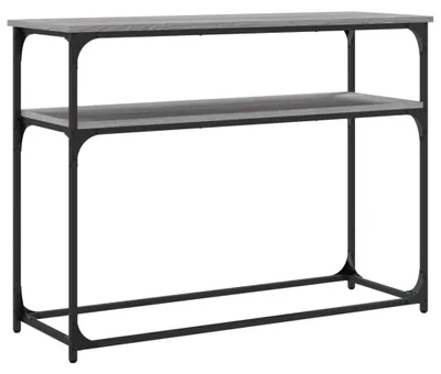Obrázek produktu pro vidaXL Konzolový stolek Grey Sonoma 100x35,5x75 cm výrobek ze dřeva