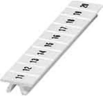 Produktbild von Phoenix Contact 1050017:0011, Anschlussblockmarker, 10 Stück(e), Weiß, 5 mm, 1,29 g