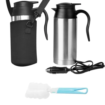 Productafbeelding van 750 ml waterkoker voor auto, 12V, geschikt voor sigarettenaansteker