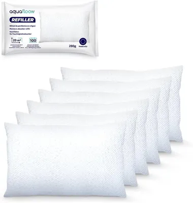 Zdjęcie produktu dla 6 x worek z granulatem 280 g, zestaw do uzupełniania wkładu do osuszacza powietrza | do pomieszczeń do 20 m², zapobiega powstawaniu pleśni, nieprzyjemnych zapachów, chroni ściany