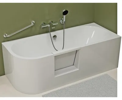 Obrázok produktu pre Vana PORTAS s dverami, 170 x 75 x 60 cm, biela