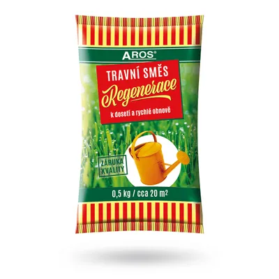 Obrázok produktu pre AROS Trávna zmes Regenerácia (0,5 kg na 20 m²)