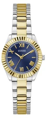 Produktbild von Guess Damen Uhr Armbanduhr MINI LUNA GW0687L5 Edelstahl bicolor