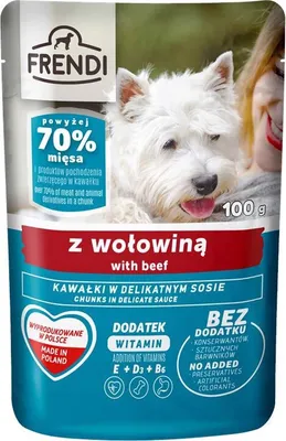Immagine prodotto di Frendi Cibo umido per cani al manzo 100 g