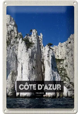 Produktbild von Blechschild Reise 20x30cm Cote d´Azur France Tourismus