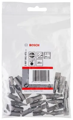 Produktbild von Schrauberbit Extra-Hart S 1,6 x 8,0, 25 mm, 25er-Pack