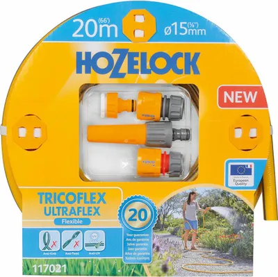 Produktbild von HOZELOCK Tricoflex Ultraflex 15 mm Bewässerungsschlauch 20 m mit Zubehör 117021