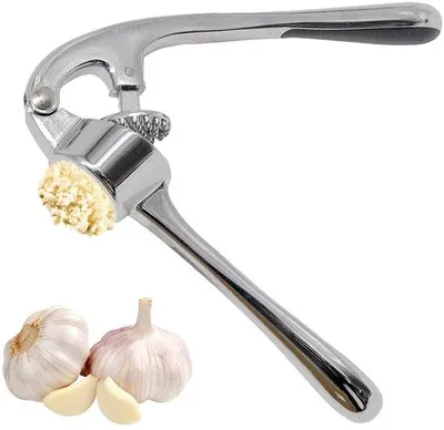 Image de Éplucheur d'ail - Acier brut - 16 cm - Lavable au lave-vaisselle