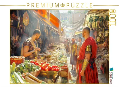 Produktbild von CALVENDO Puzzle Romains | 1000 Teile Lege-Größe 64x48cm Foto-Puzzle für glückliche Stunden