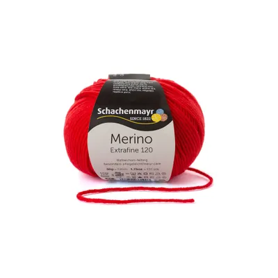 Immagine prodotto di Schachenmayr Merino Extrafine 120, 50 g Scarlet Filati per maglieria a mano