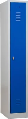 Produktbild von Gürkan Spind lichtgrau, enzianblau 104756, 1 Schließfach 30,0 x 50,0 x 180,0 cm