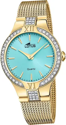 Produktbild von Lotus Edelstahl Damen Uhr Armbanduhr gold Elegant Classic D2UL18895/2