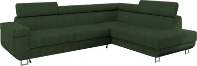 Produktbild von MIRJAN24 Ecksofa Fonti Cord, Eckcouch mit Schlaffunktion und Bettkasten, L-Form Sofa vom Hersteller (Poso 14, Seite: Rechts)