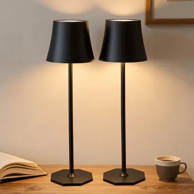 Productafbeelding van Dimbare LED-bureaulamp met 3 kleurmodi, helderheidsniveaus en USB-C, voor binnen en buiten