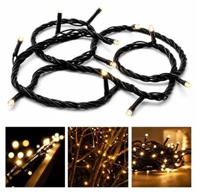 Produktbild von LED Lichterkette warmweiß von - 80m Länge, 1000LEDs, 3m Zuleitung