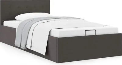 Produktbild von Maison Exclusive - Stauraumbett Hydraulisch Dunkelgrau Stoff 90×200 cm