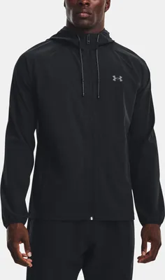 Produktbild von UNDER ARMOUR Woven Windbreaker Herren 001 - black/pitch gray XXL
