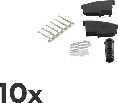 Produktbild von shiverpeaks BS72020-SET10 Drahtverbinder TAE N Schwarz (BS72020-SET10)