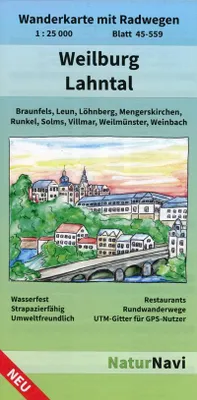 Obrázok produktu pre Weilburg - údolie Lahnu 1 : 25 000, list 45-559