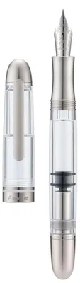 Produktbild von Füllfederhalter Kolbenfüllung Titan Acryl mittlere Feder Stiftetui-Set