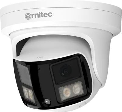 Productafbeelding van Ernitec Wolf Ultra Turret 190° Dual-sensor camera met 2,4 mm - Netwerkcamera