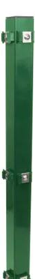 Produktbild von 260cm Stahl Eckpfosten 60 x 60 mm Grün für Zaunhöhe 203cm inkl. Halter