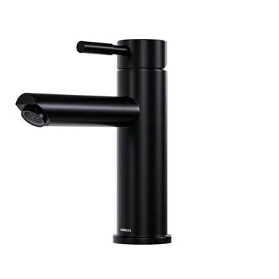 Produktbild von Selotus® – Bad- und Küchenarmatur Schwarz – inklusive Anschlüsse – wassersparende Küchenarmatur – Waschtischarmatur – Edelstahl – Schwarz