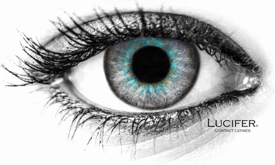 Immagine prodotto di Lenti a contatto colorate non diottriche Lucifer® Jolie Gray