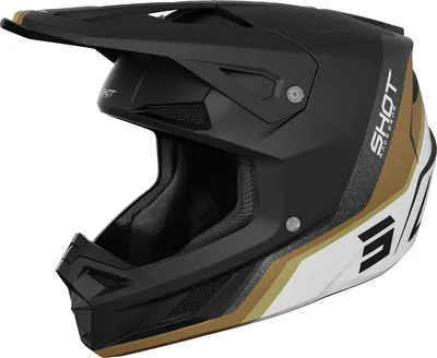Image de Casque de motocross Shot Speed Atomic Mips, or mat, L (59/60)