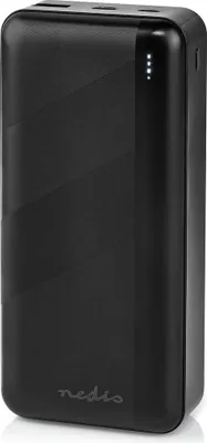 Zdjęcie produktu dla Nedis UPBK65W30000BK, 32000 mAh, Litowo-polimerowy (LiPo), 3,7 V, 65 W, Czarny